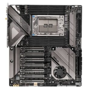 Asrock WRX80 CREATOR R2.0, AMD WRX80, sWRX8, EATX, 8 DDR4, Wi-Fi 6E, Thunderbolt 4, Dual 10G LAN & IPMI, 2x M.2 - Image 1