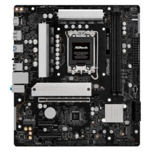 Asrock B860M-X, Intel B860, 1851, Micro ATX, 2 DDR5, HDMI, DP, 2.5G LAN, 2x M.2 - Image 1