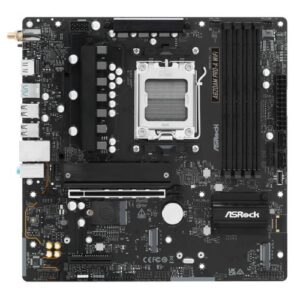 Asrock A620AM PRO-A WIFI, AMD A620A, AM5, Micro ATX, 4 DDR5, HDMI, Wi-Fi 6E, 2.5G LAN, 3x M.2