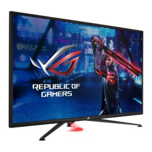 Asus 43" ROG STRIX 4K UHD DSC Gaming Monitor (XG43UQ), 3840 x 2160, 1ms, 4 HDMI, DP, USB, Speakers, DisplayHDR 1000, Remote Control, RGB, VESA - Image 1