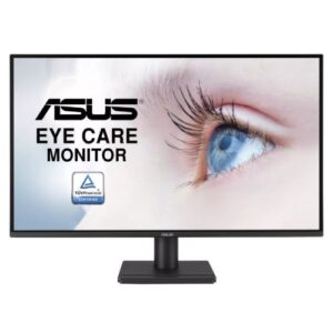 Asus 27" Frameless Eye Care QHD Gaming Monitor (VA27AQ), IPS, 2560 x 1440, 1ms, 75Hz, 99% sRGB, VESA - Image 1