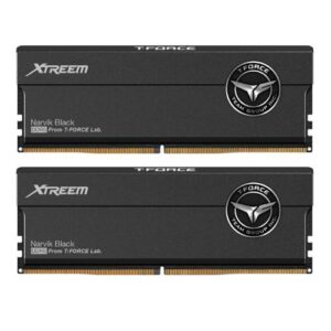 Team T-Force Xtreem 32GB Kit (2 x 16GB), DDR5, 7600MHz (PC5-60800), CL36, ECC, AMD EXPO & Intel XMP 3.0, PMIC, DIMM Memory, Black - Image 1