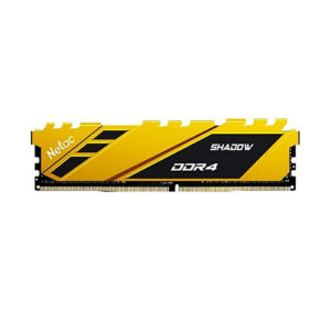 Netac Shadow Yellow, 16GB, DDR4, 3200MHz (PC4-25600), CL16, XMP 2.0, DIMM Memory - Image 1