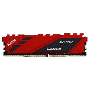 Netac Shadow Red, 16GB, DDR4, 3200MHz (PC4-25600), CL16, XMP 2.0, DIMM Memory - Image 1