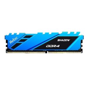 Netac Shadow Blue, 16GB, DDR4, 3200MHz (PC4-25600), CL16, XMP 2.0, DIMM Memory - Image 1