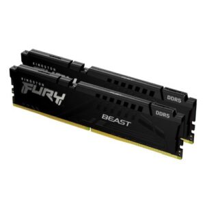 Kingston Fury Beast 64GB Kit (2 x 32GB), DDR5, 5200MHz, CL40, 1.25V, ECC, XMP 3.0, PMIC, DIMM Memory - Image 1