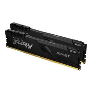 Kingston Fury Beast 32GB Kit (2 x 16GB), DDR4, 3200MHz (PC4-25600), CL16, XMP, DIMM Memory