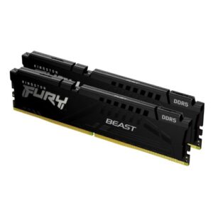 Kingston Fury Beast 16GB Kit (2 x 8GB), DDR5, 5600MHz, CL40, 1.25V, ECC, XMP 3.0, PMIC, DIMM Memory - Image 1
