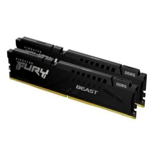 Kingston Fury Beast 16GB Kit (2 x 8GB), DDR5, 5200MHz, CL40, 1.25V, ECC, XMP 3.0, PMIC, DIMM Memory - Image 1