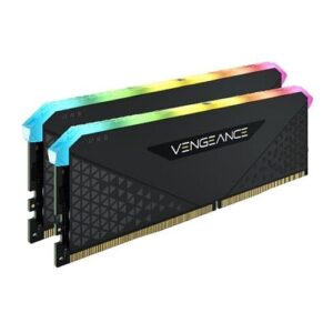 Corsair Vengeance RGB RT 32GB Kit (2 x 16GB), DDR4, 3600MHz (PC4-28800), CL16, Black, DIMM Memory, Ryzen Optimised - Image 1