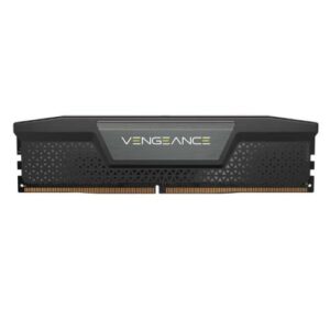 Corsair Vengeance 16GB, DDR5, 5200MHz, CL40, 1.25V, PMIC, AMD EXPO & Intel XMP 3.0, Black, DIMM Memory, OEM (Anti Static Bag) - Image 1
