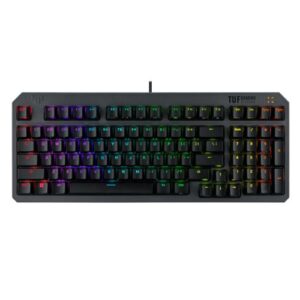 Asus TUF GAMING K3 Gen II Optical-Mechanical Compact Gaming Keyboard, 97-Key Layout, Dampening Foam, IP57, RGB Lighting - Image 1