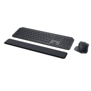 Logitech MX Keys Combo v2 for Business Wireless Keyboard and Mouse Kit, MX Palm Rest, Backlit KB, 8000 DPI Mouse, Graphite - Image 1