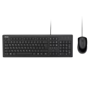 Asus U2000 Copilot Wired Keyboard and Mouse Desktop Kit, USB, 1000 DPI, Multimedia, Copilot Key - Image 1