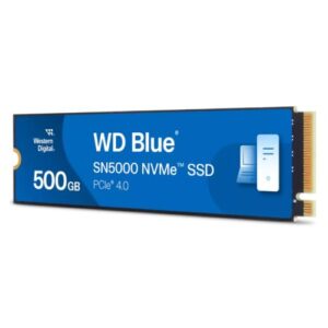 WD 500GB Blue SN5000 M.2 NVMe Gen4 SSD, M.2 2280, PCIe4, 3D NAND TLC, R/W 5000/4000 MB/s, 460K/770K IOPS - Image 1