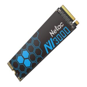 Netac 250GB NV3000 M.2 NVMe SSD, M.2 2280, PCIe3, 3D TLC NAND, R/W 3000/1400 MB/s, 95K/120K IOPS - Image 1