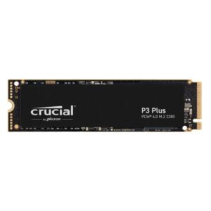 Crucial 1TB P3 Plus M.2 NVMe Gen4 SSD, M.2 2280, PCIe 4.0 x4, 3D NAND, R/W 5000/3600 MB/s - Image 1