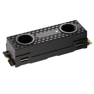 Corsair 2TB MP700 PRO Hydro X Gen5 M.2 NVMe SSD w/ Water-Cooled Block, M.2 2280, PCIe 5.0, R/W 12.4K/11.8K MB/s, 1.5M/1.6M IOPS - Image 1