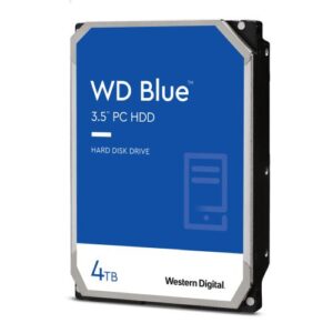 WD 3.5", 4TB, SATA3, Blue Series Hard Drive, 5400RPM, 256MB Cache, OEM - Image 1