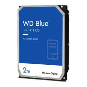 WD 3.5", 2TB, SATA3, Blue Series Hard Drive, 7200RPM, 256MB Cache, OEM - Image 1