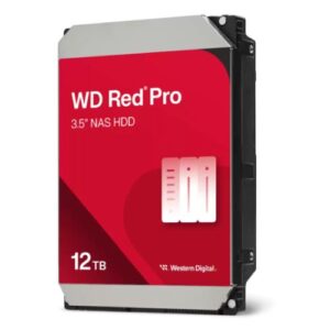 WD 3.5", 12TB, SATA3, Red Pro Series NAS Hard Drive, 7200RPM, 512MB Cache, OEM