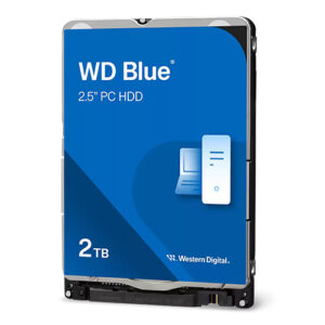 WD 2.5", 2TB, SATA3, Blue Mobile Hard Drive, 5400RPM, 128MB Cache, 7mm, OEM - Image 1