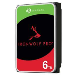Seagate 3.5", 6TB, SATA3, IronWolf Pro NAS Hard Drive, 7200RPM, 256MB Cache, CMR, OEM - Image 1