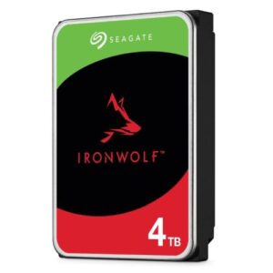 Seagate 3.5", 4TB, SATA3, IronWolf NAS Hard Drive, 5400RPM, 256MB Cache, 8 Drive Bays Supported, OEM - Image 1