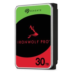 Seagate 3.5", 30TB, SATA3, IronWolf Pro NAS Hard Drive, 7200RPM, 512MB Cache, CMR, OEM - Image 1