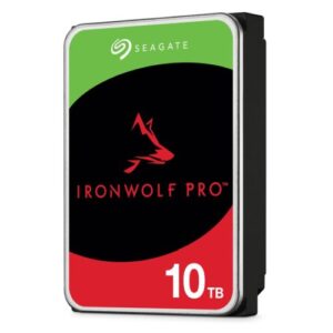 Seagate 3.5", 10TB, SATA3, IronWolf Pro NAS Hard Drive, 7200RPM, 256MB Cache, CMR, OEM - Image 1