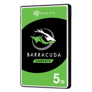 Seagate 2.5", 5TB, SATA3, BarraCuda Hard Drive, 5400RPM, 128MB Cache, 15mm - Image 1