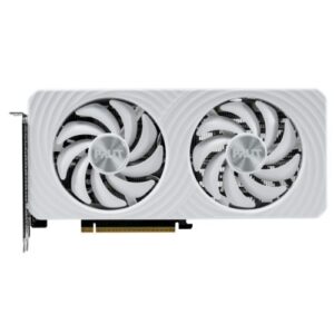 Palit RTX5060 White OC, PCIe5, 8GB DDR7, HDMI, 3 DP, 2527MHz Clock, RGB Lighting, Overclocked, Compact Design - Image 1