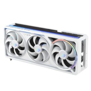 Asus ROG ASTRAL RTX5080 White OC, PCIe5, 16GB DDR7, Quad Fan, 2 HDMI, 3 DP, 2790MHz Clock, RGB Lighting, Overclocked - Image 1