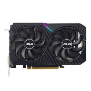 Asus DUAL RTX3050 OC V2, PCIe4, 8GB DDR6, HDMI, DP, DVI, 1852MHz Clock, RGB Lighting, Overclocked - Image 1