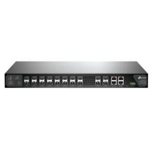 TP-LINK Aginet (DS-P7001-16) DeltaStream 16-port Pizza-box GPON Optical Line Terminal, 16 GPON Ports, Dual Redundant PSUs, Centralized Management - Image 1