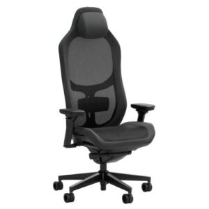 Fractal Design Refine Mesh Dark Gaming Chair, Synchro-Tilt, Memory Foam Headrest, Padded 4D Armrests, Adaptable Support - Image 1