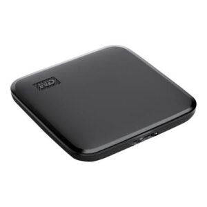 WD Elements SE 2TB Pocket Size External SSD, USB 3.2 Gen1 Type-A, Drop Resistance, Black - Image 1