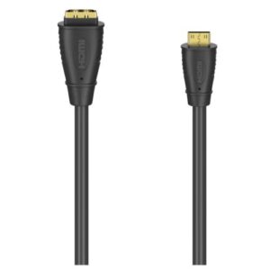 Hama HDMI Male to HDMI Type-C (Mini) Male Cable, Gold-Plated, 10cm - Image 1