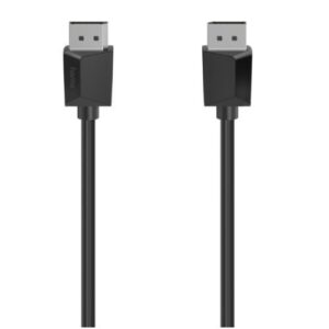 Hama DisplayPort 1.2 Cable, Male to Male, Ultra-HD 4K, 3 Metre - Image 1