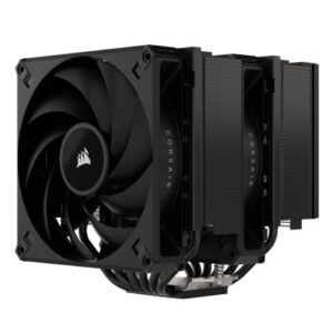 Corsair A115 Twin Tower Heatsink & Fan, Intel/AMD, 2x AF140 ELITE PWM Fans, 270W TDP - Image 1