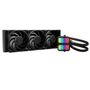 Be Quiet! Silent Loop 3 360mm ARGB Liquid CPU Cooler, 3-Chamber Pump, Large Fin Area, Silent Wings 4 PWM Fans, Black - Image 1