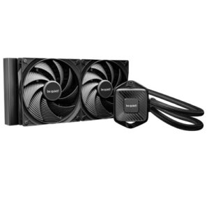 Be Quiet! Pure Loop 3 280mm Liquid CPU Cooler, 2x Pure Wings 3 Daisy-chained PWM Fans, PWM Pump w/ 6-Pole Motor, Black - Image 1