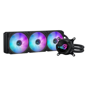 Asus ROG STRIX LC III 360 ARGB Liquid CPU Cooler, 360mm, 7th Gen v2 Asetek Pump, ARGB Fans, Rotatable Water Block - Image 1