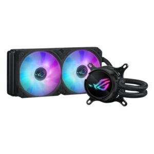 Asus ROG STRIX LC III 240 ARGB Liquid CPU Cooler, 240mm, 7th Gen v2 Asetek Pump, ARGB Fans, Rotatable Water Block - Image 1
