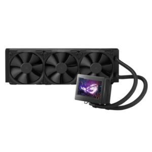Asus ROG Ryujin III 360mm Liquid CPU Cooler, 3x 120mm PWM Noctua Fans, Full Colour Customisable LCD Display - Image 1