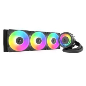 ARCTIC Liquid Freezer III Pro A-RGB 360mm Liquid CPU Cooler, P12 Pro PWM Fans & PWM Controlled Pump, Black - Image 1
