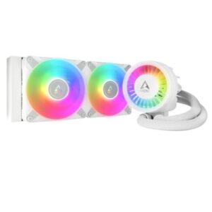 ARCTIC Liquid Freezer III A-RGB 240mm Liquid CPU Cooler, P12 PWM PST ARGB Fans & ARGB PWM Controlled Pump, White - Image 1