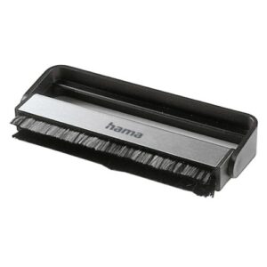 Hama Carbon Fibre Brush for Cleaning LPs, Aluminium Handle/Cleaning Frame - Image 1
