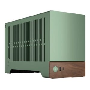 Fractal Design Terra Jade SFF PC Case, Mini ITX, Walnut Front, Anodized Aluminium Exterior, 322mm GPU Support, Requires SFX/SFX-L PSU, USB-C - Image 1