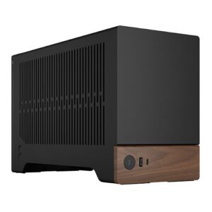 Fractal Design Terra Graphite SFF PC Case, Mini ITX, Walnut Front, Anodized Aluminium Exterior, 322mm GPU Support, Requires SFX/SFX-L PSU, USB-C - Image 1